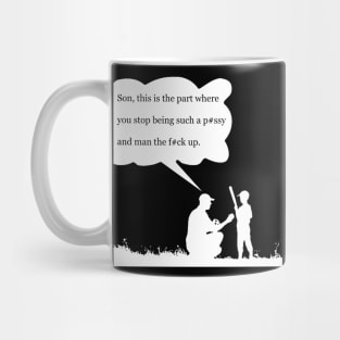 Father Son Baseball Mug